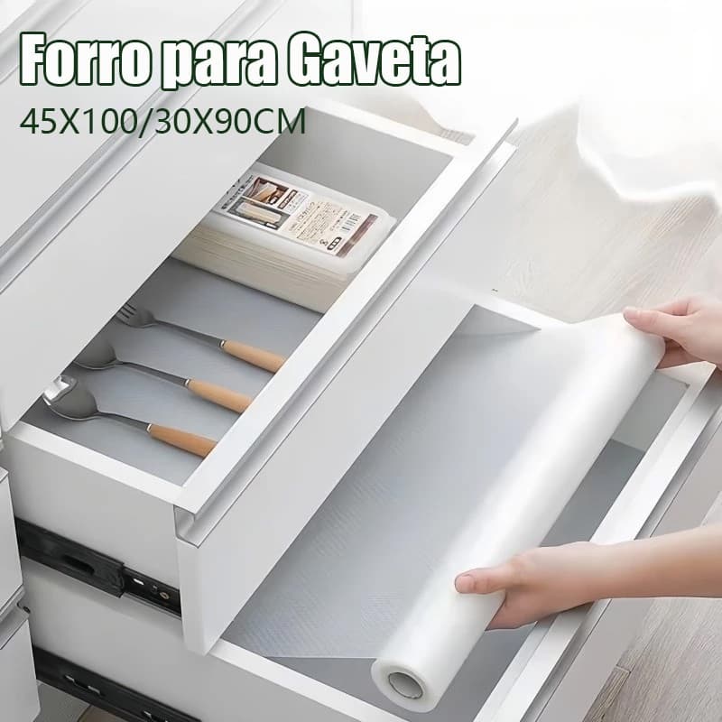 45x100cm Tapete Protetor Para Pia Armários Forro Macio Antiderrapante Protege Móveis