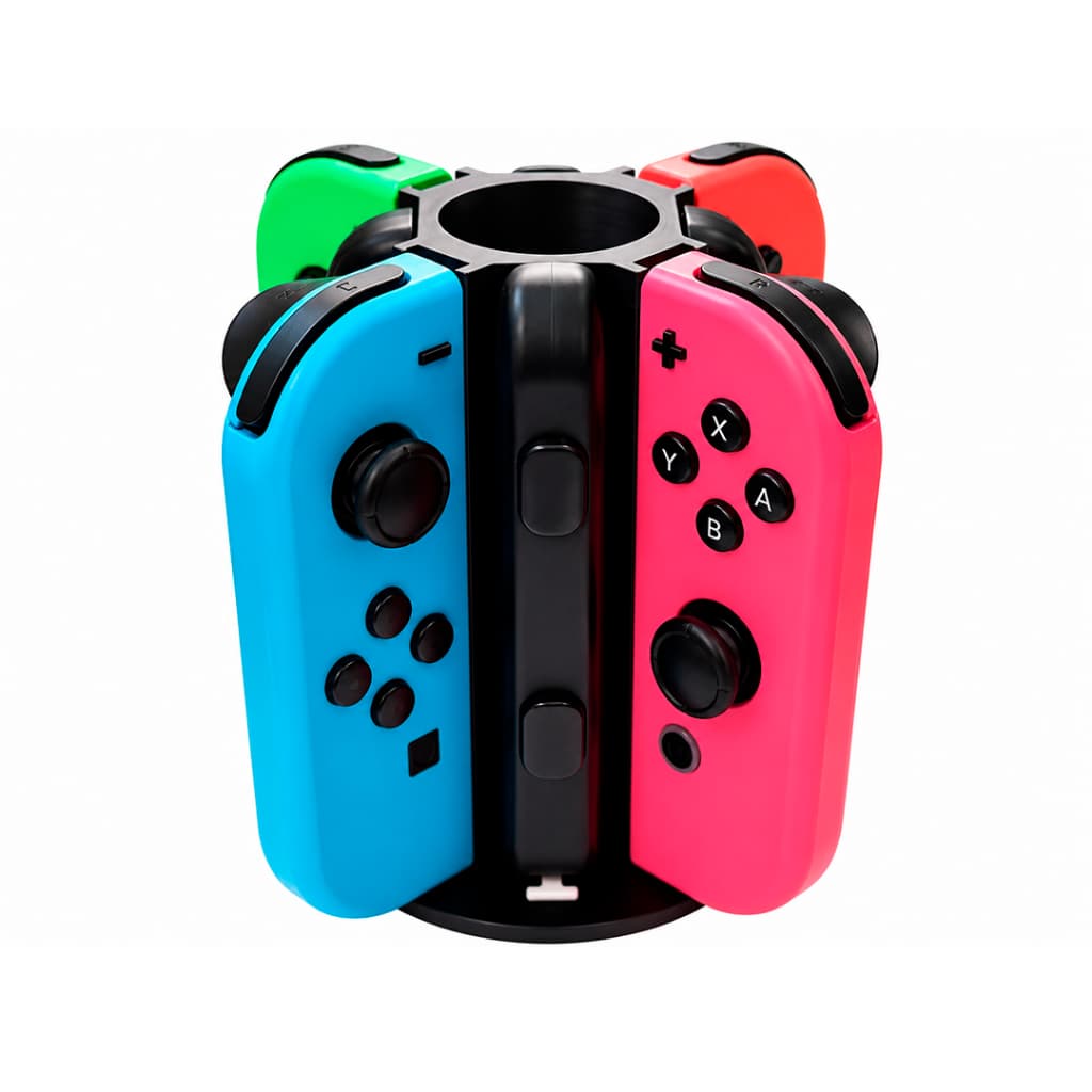 Suporte para Joy-Con Nintendo Switch Base Organizadora de Controles Expositor