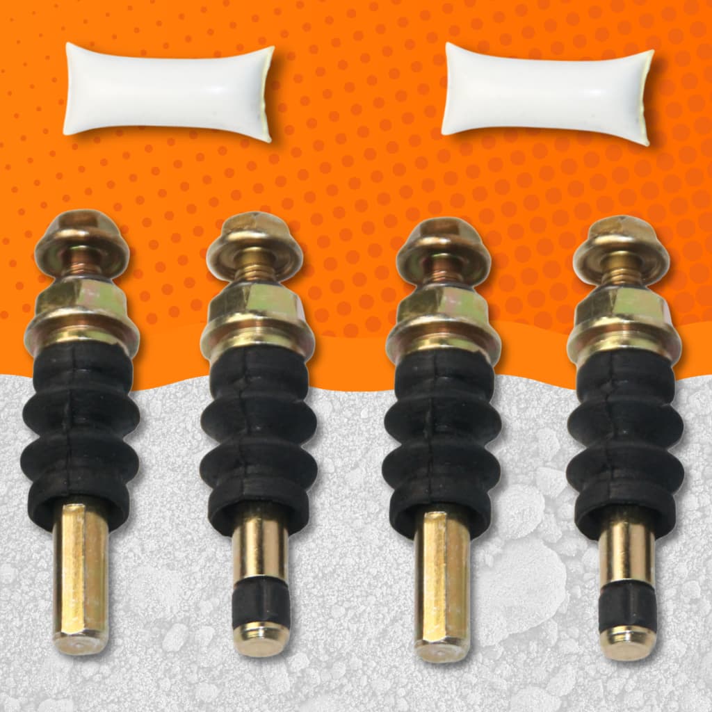 Kit 4 Reparo Pino Guia Pinça Freio Dianteiro HB20 Creta I30 IX35 Sonata Veloster