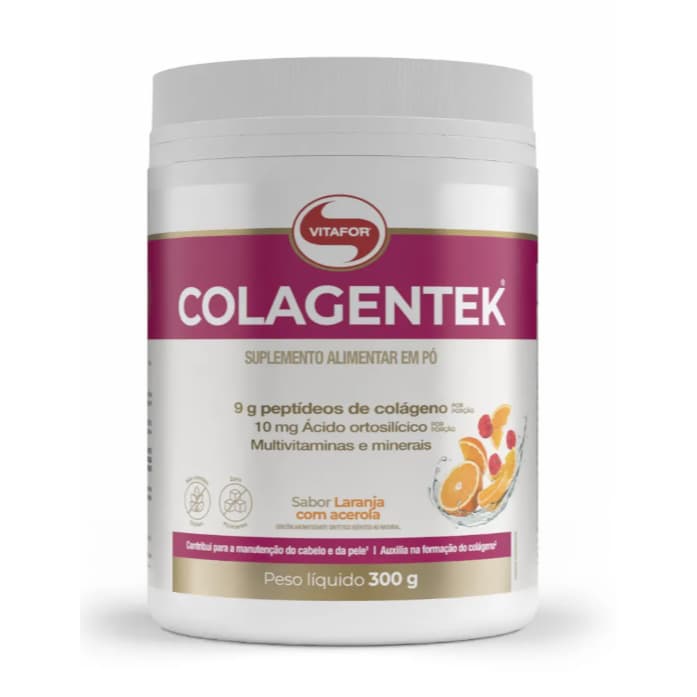 Colagentex sabor laranja/acerola pote 300g