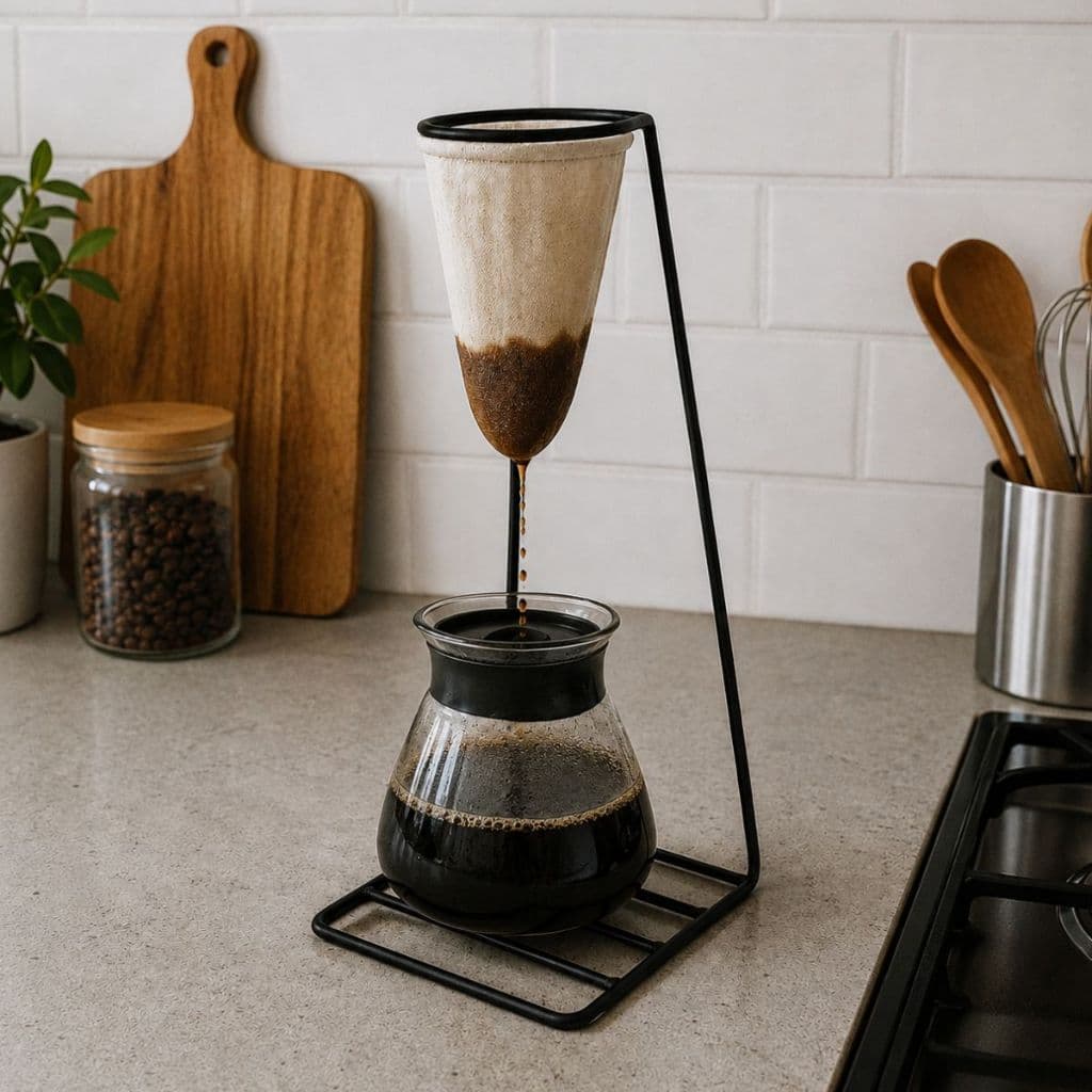 Suporte Coar Café 45cm de Altura Aço Carbono Decorativo e Funcional para Cozinha