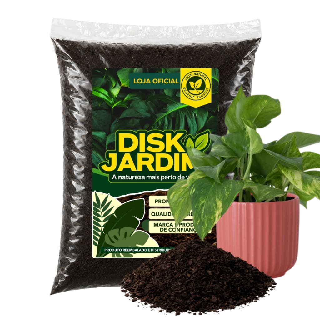 Terra Vegetal Adubada para Jibóia Pronto Para Uso Jardim 2kg/5kg/10kg/20kg
