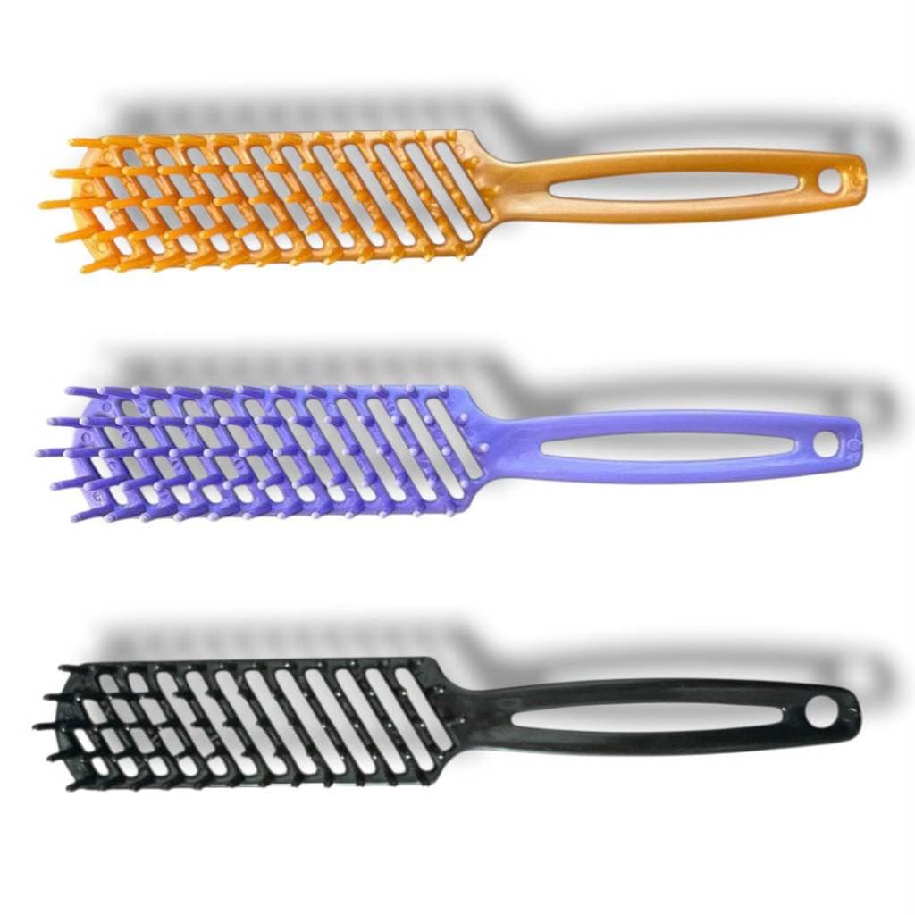 Kit 24, 18 6 ou 12 Pentes Escova Reta/ Jacaré / Bom Para Cabelereiro Escova Pentear Cabelos