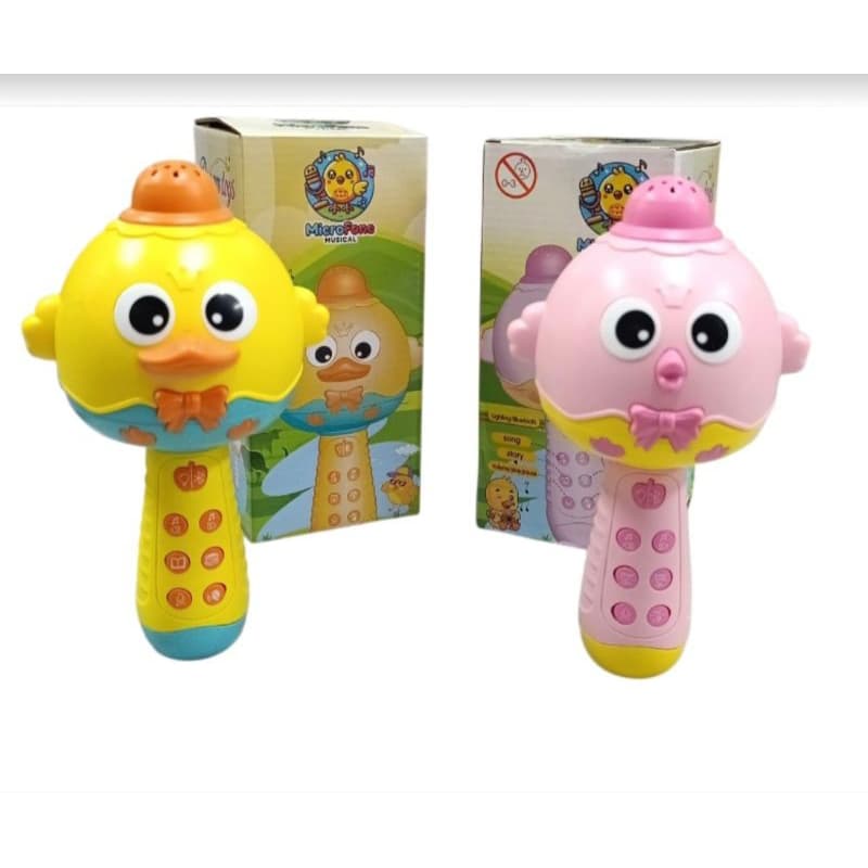 Microfone Musical Infantil de Passarinho