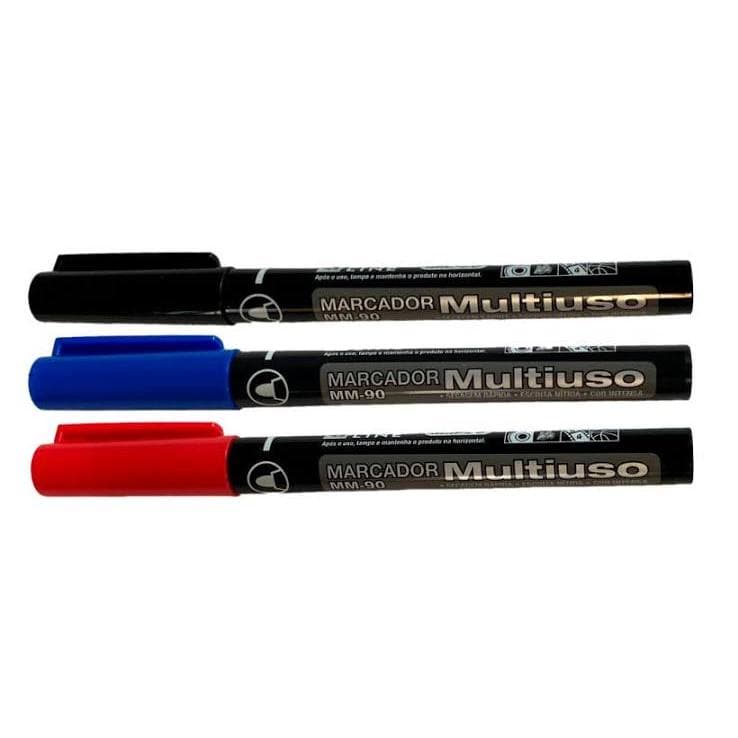 Marcador Multiuso Permanente MM90 ponta 2mm