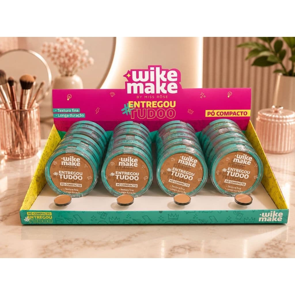 Pó compacto - Wike make by MISS ROSE