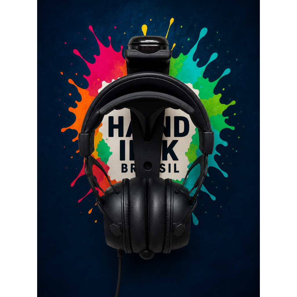 SUPORTE DE PAREDE PARA HEADSET E FONE DE OUVIDO