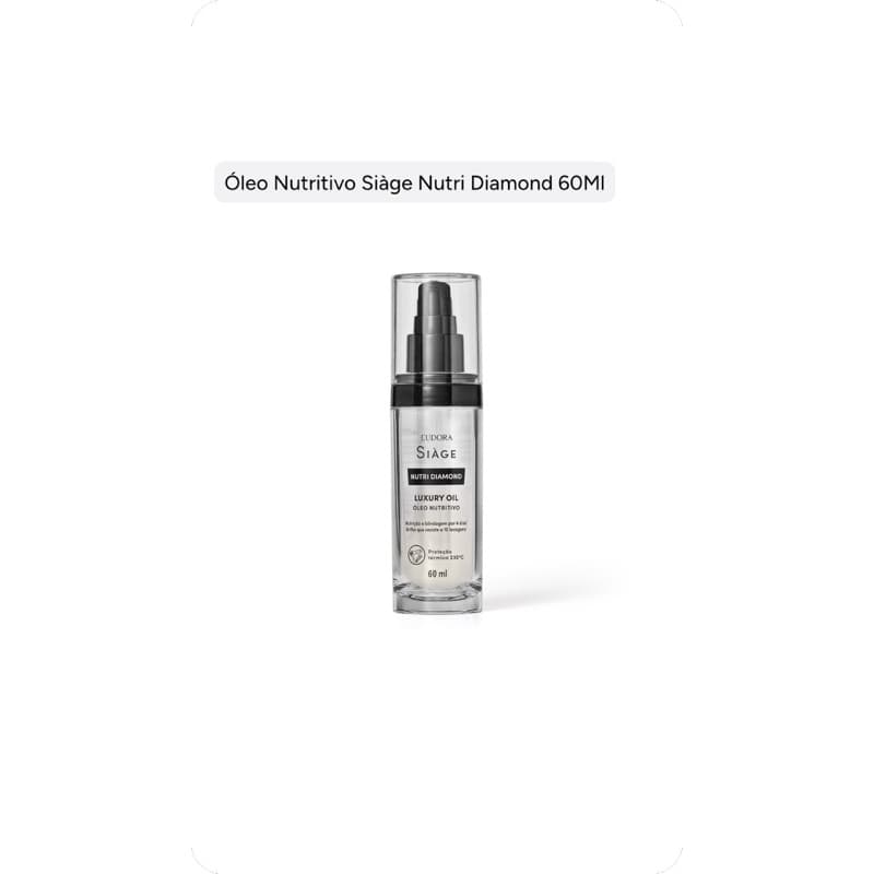 Óleo Nutritivo Sige Nutri Diamond 60Ml
