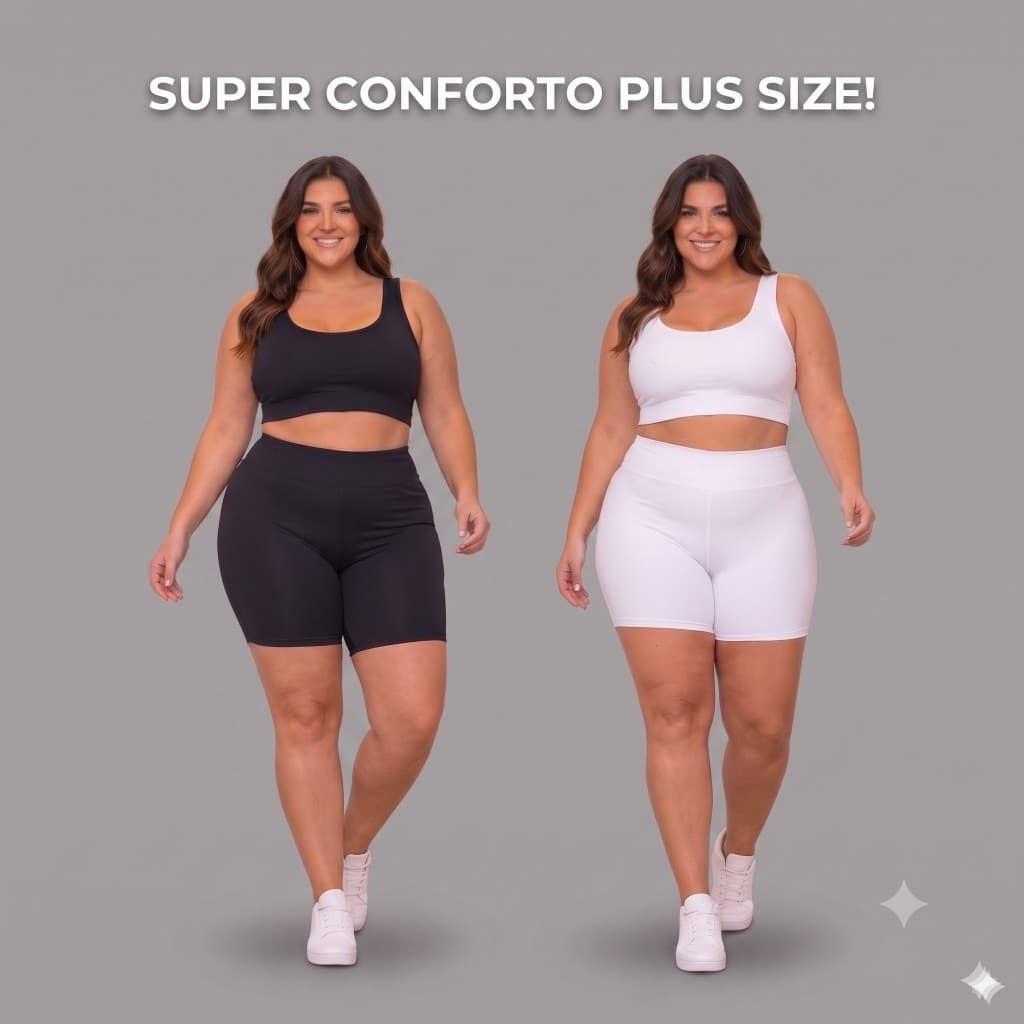 Top Academia Plus Size Feminino Fitness Treino Yoga Corrida Musculação – Kit 2 ou Unitário