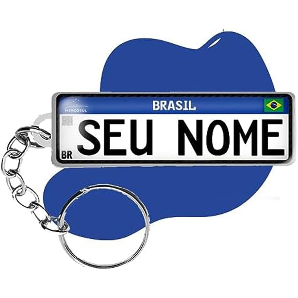 Chaveiro Placa Mercosul