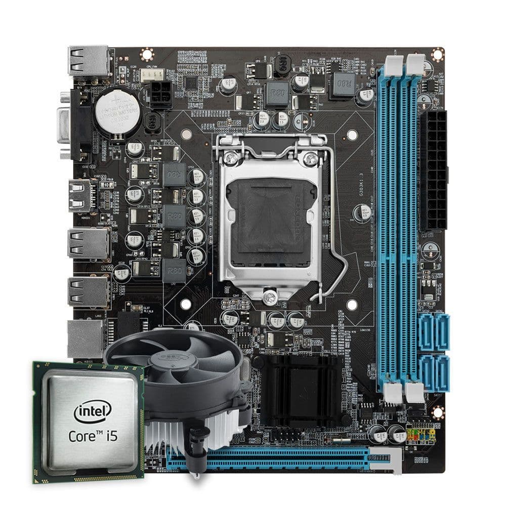 Kit Upgrade Intel Core I5 3470 + Placa Mãe H61 + Cooler
