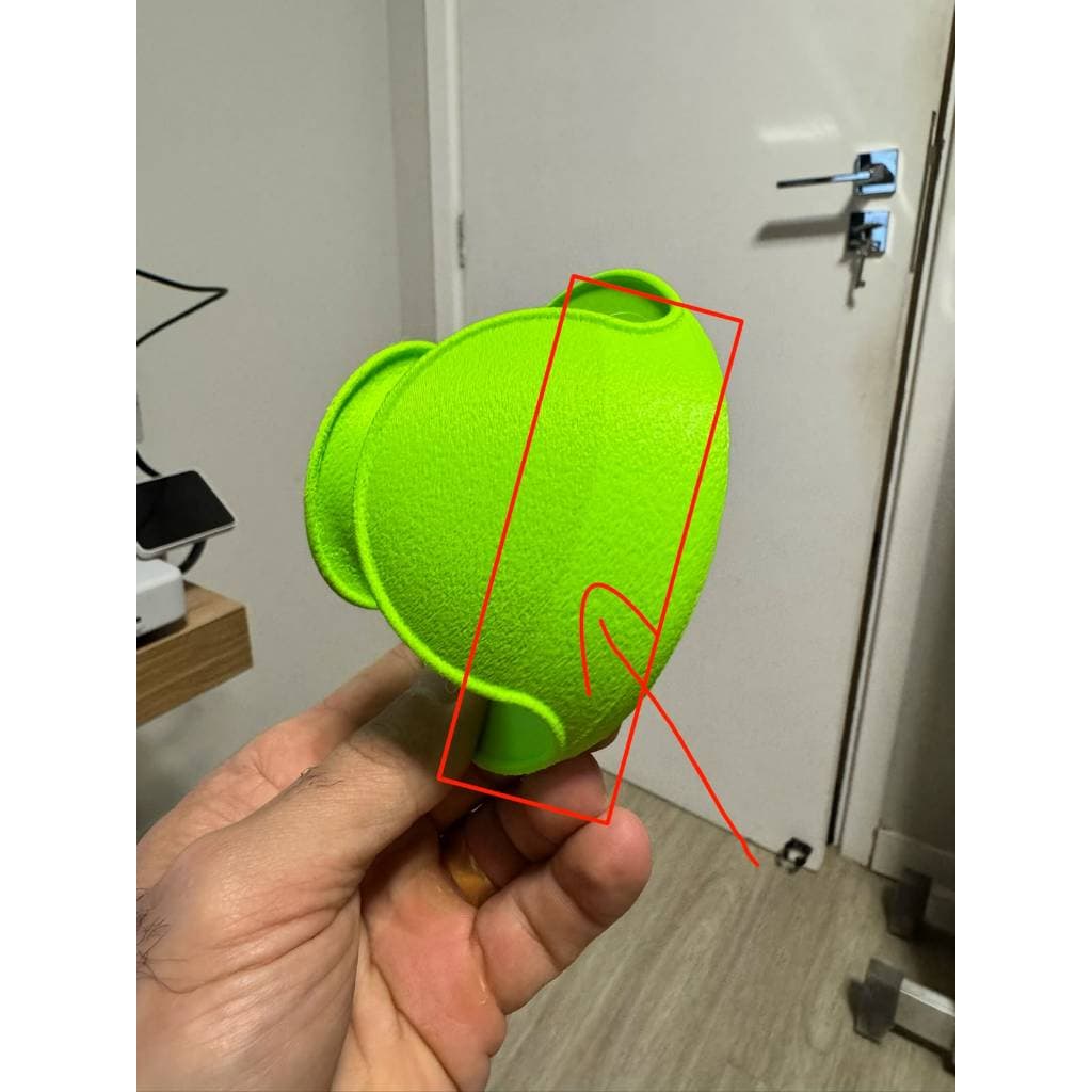 Suporte de Raquete de Tênis 3D – Ponta de Estoque | Leve Defeito Estético