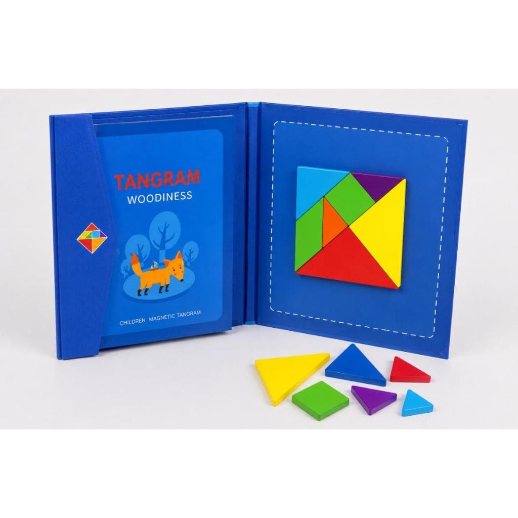 tangram magnético, quebra cabeça, brinquedo educativo, jogo magnético, raciocínio lógico, montessori,infantil, educativo