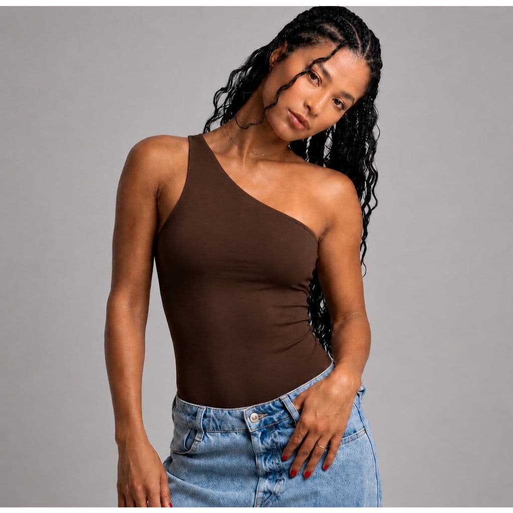 Blusa Feminina Mula Manca com Modelagem Slim e Plus Size suplex com forro efeito body com opção para pendurar o gloss