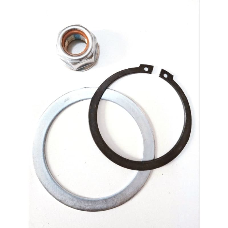 Arruela Calço Trava Coroa Porca Eixo Roda Titan 125 Fan 125