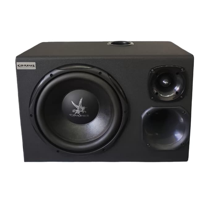 Caixa de Som Amplificada Corzus Cxt300 Trio 12" pol 300w Rms.