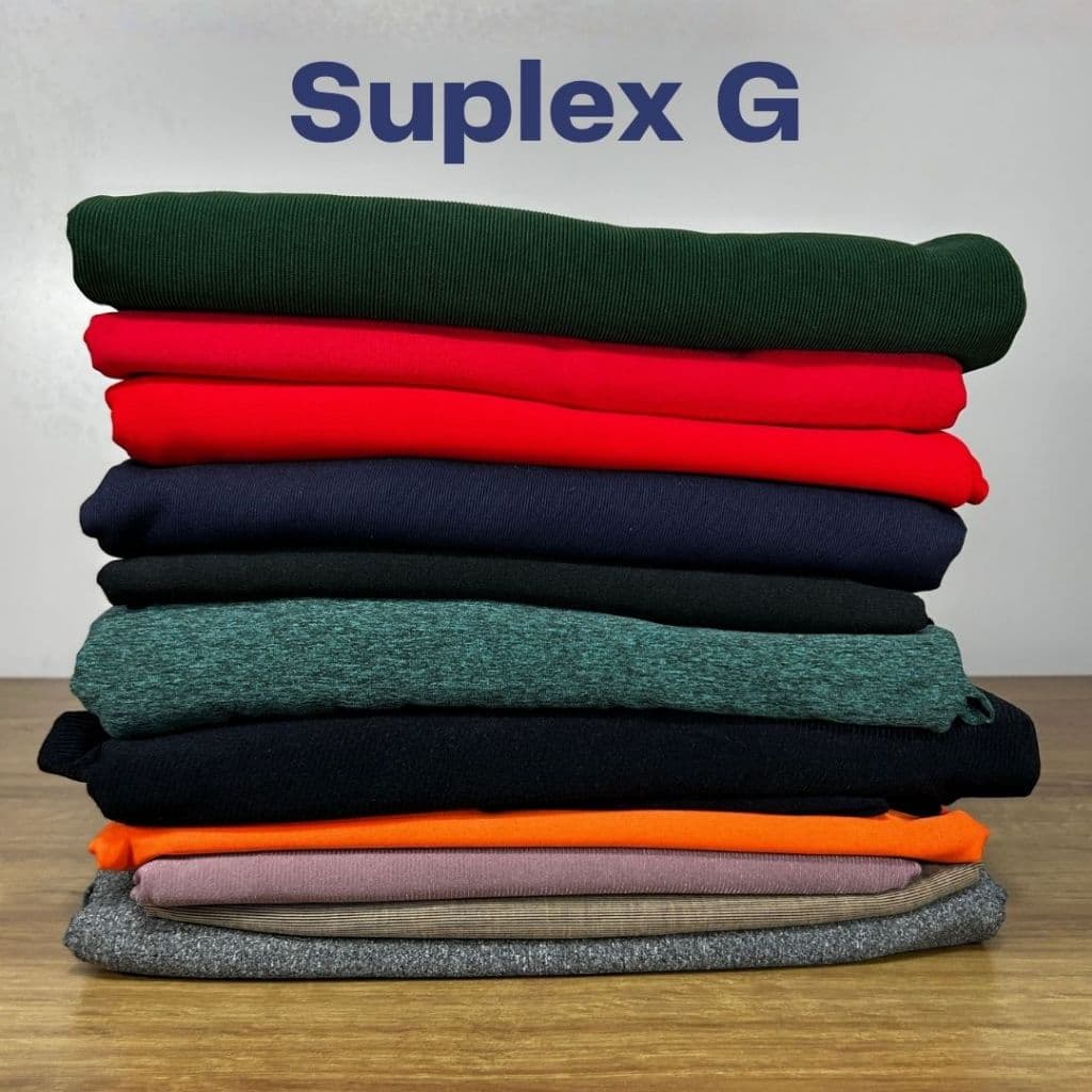 Pacote Retalhos Suplex Poliester G Moda fitness, legging, top, short - Cores Sortidas Peças a partir 80cm
