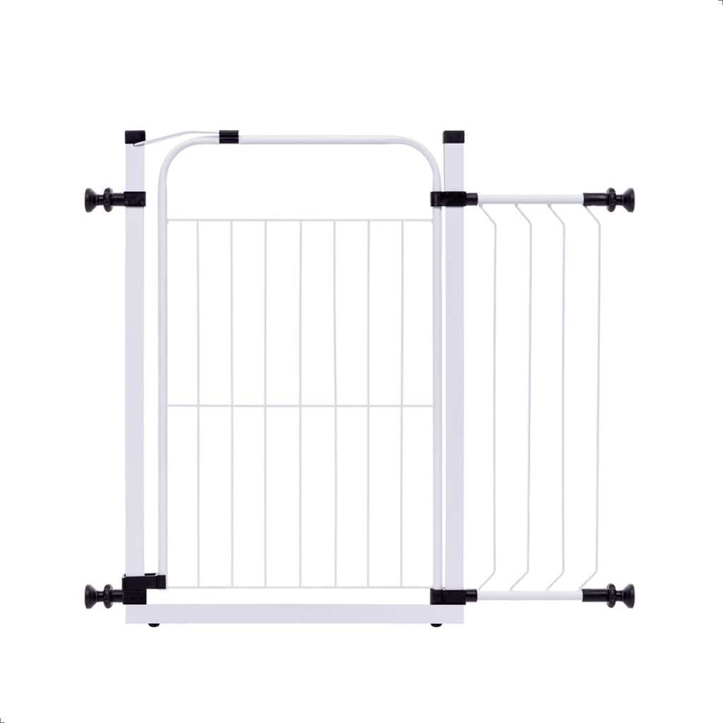 Portão para Cachorro Pet + Extensor 20cm (Vão 89 a 94cm) PRETO - NÃO PRECISA FURAR PAREDE