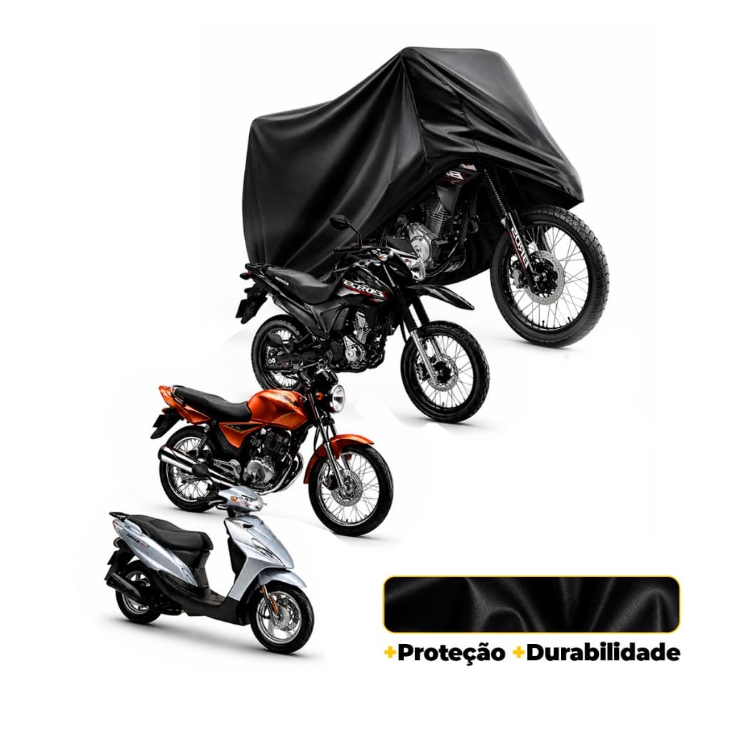Capa Protetora Para Moto Impermeável Forrada Térmica Proteção Sol Chuva Uv