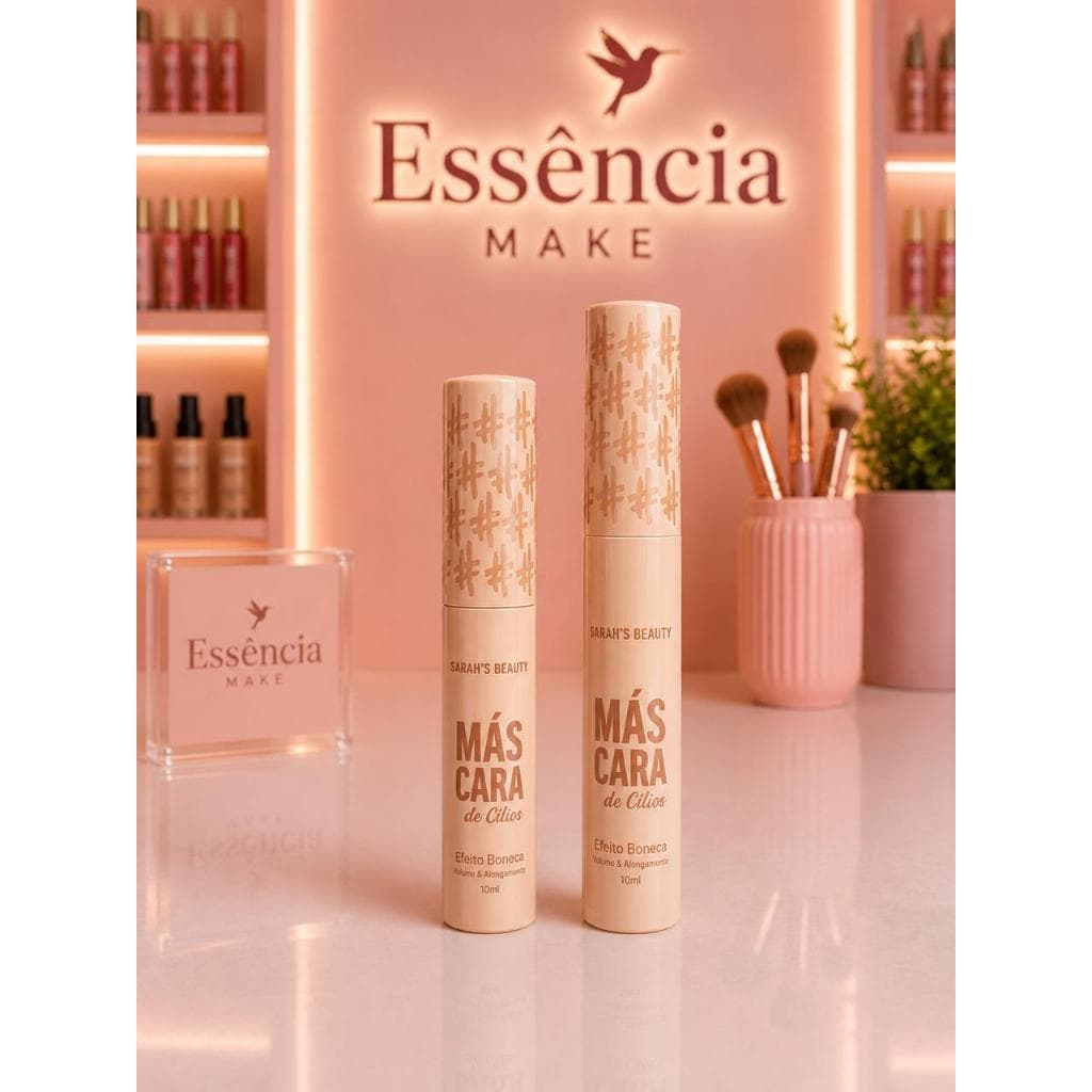 Máscara de Cílios Sarah's Beauty Efeito Boneca 10ml – Volume, Alongamento e Definição