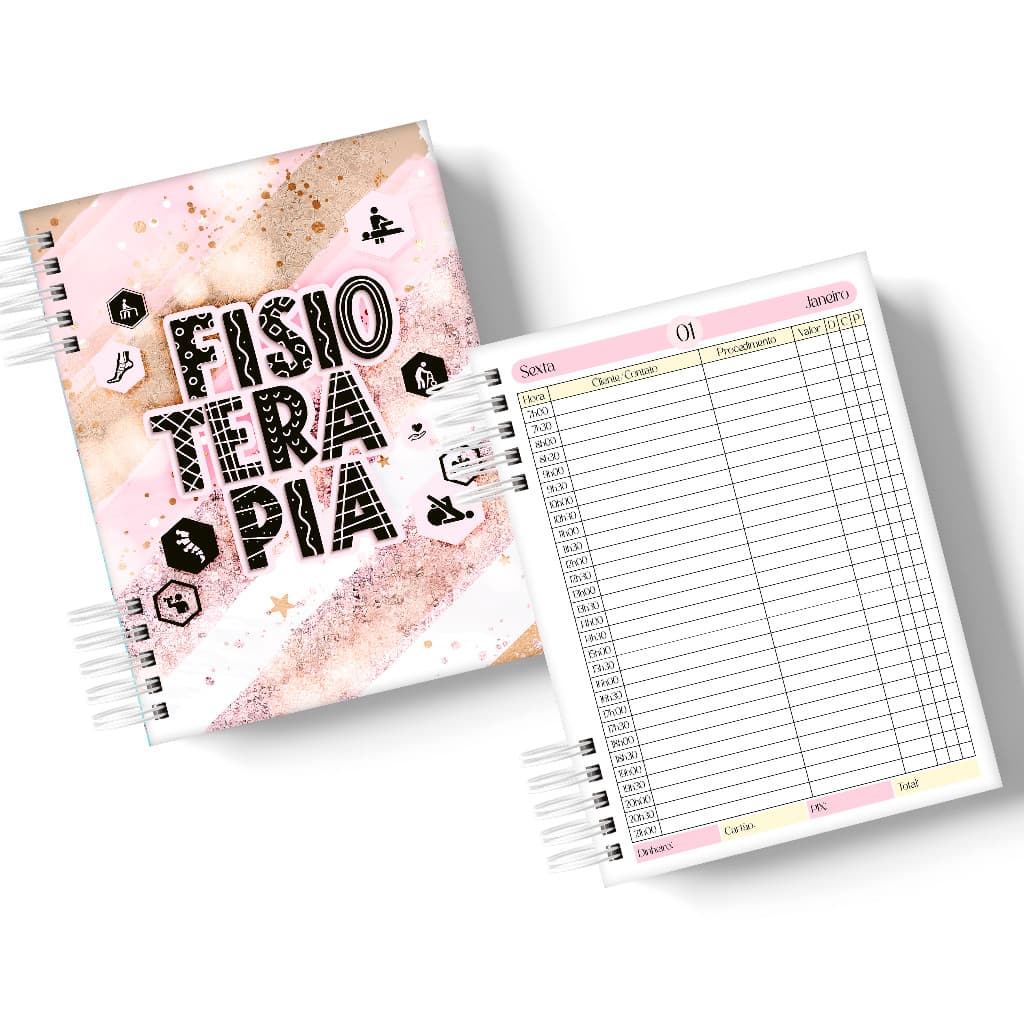 Agenda Fisioterapia Datada 2027 e Permanente (não datada) Agendamentos Fisioterapeuta (C010)
