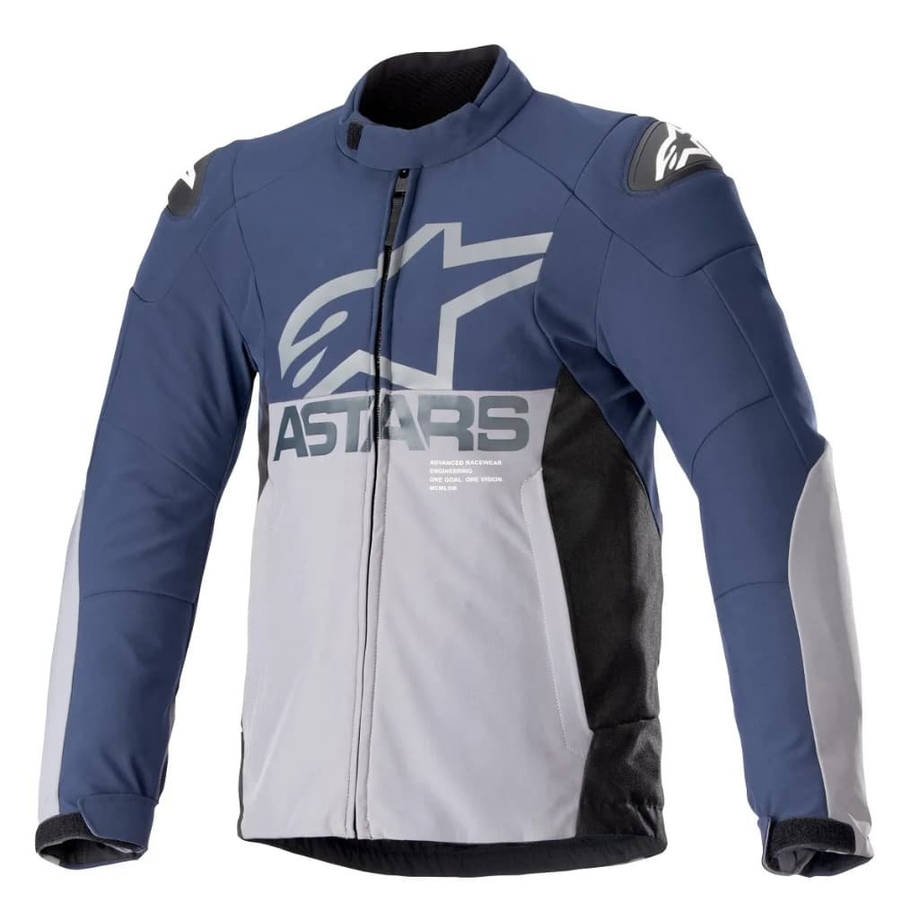 JAQUETA ALPINESTARS SMX WP - Azul Marinho e Cinza Escuro
