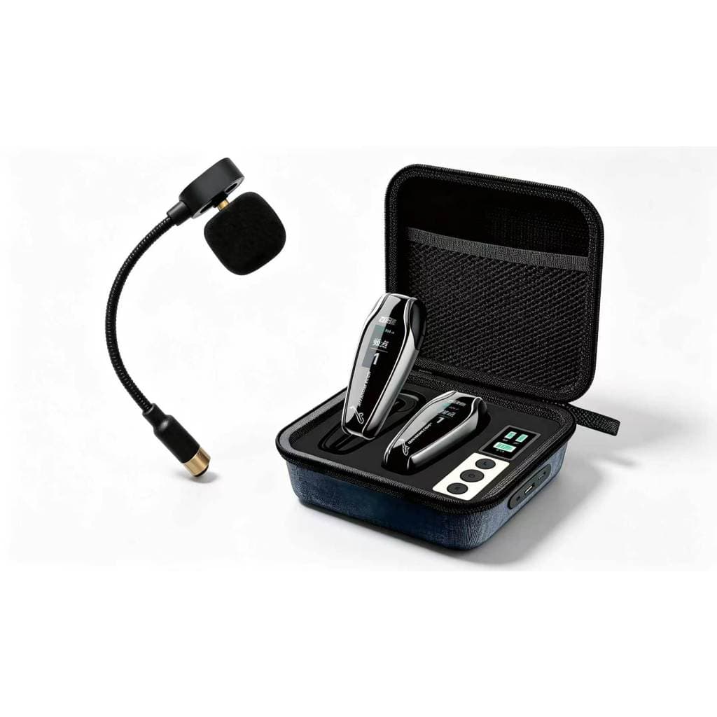 Sax wireless microphone UHF 640-690MHz frequency range with charging case