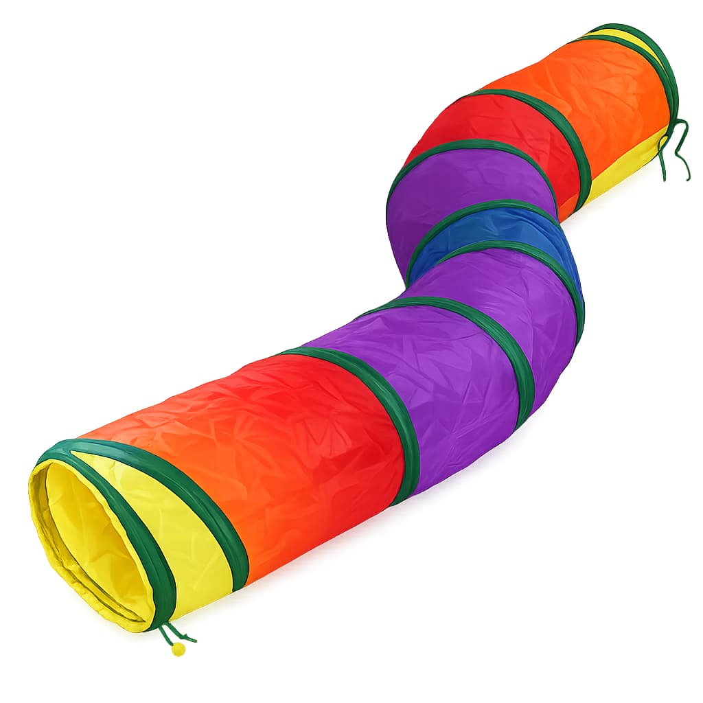 Brinquedo Interativo Para Gatos Pet Túnel Labirinto Colorido Dobrável 🐱 Diversão garantida para o seu pet!  O Túnel Labi