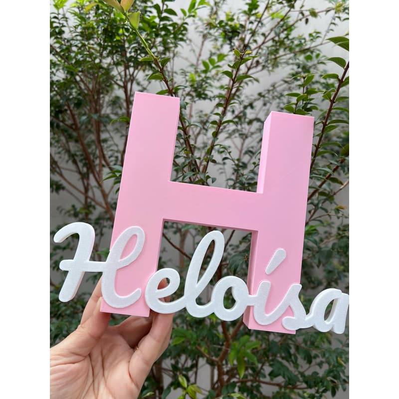 Nome e letra personalizado | quarto de bebe decoração infantil cha de bebe