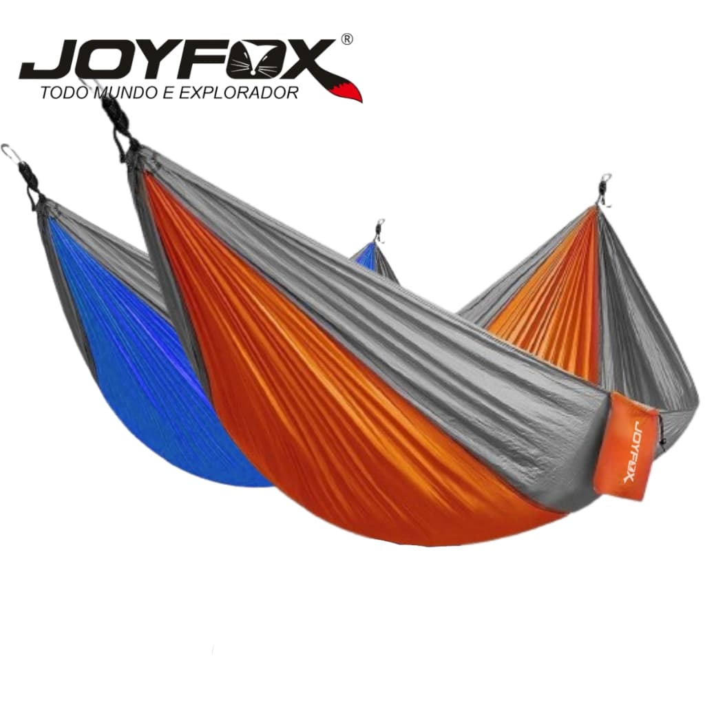 Rede De Dormir Camping Casal 300kg Nylon 210t Com Mosquiteiro Joyfox