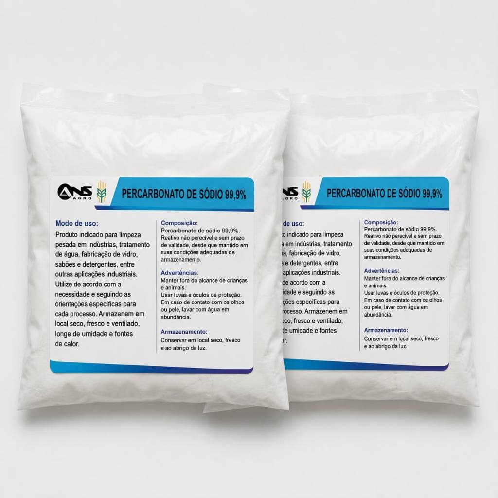 Kit 2 Percabonato De Sódio 99,9% Puro Tira Manchas Clareador 2kg