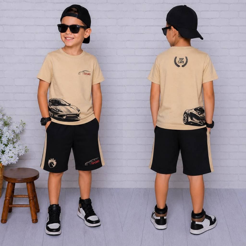 Conjunto Infantil Juvenil Menino Roupa Lançamento Verão
