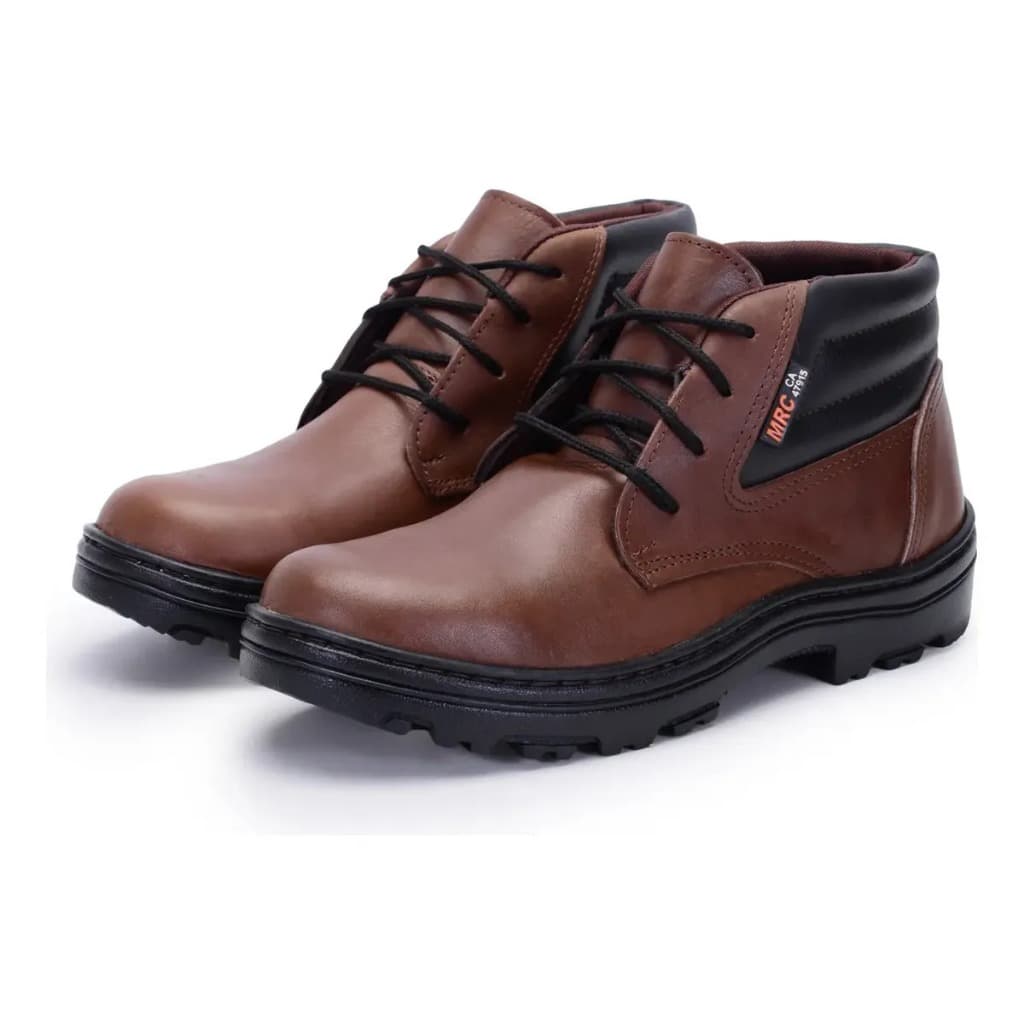 Bota Botina Segurança Masculina Sola Borracha Pvc MRC CA47915