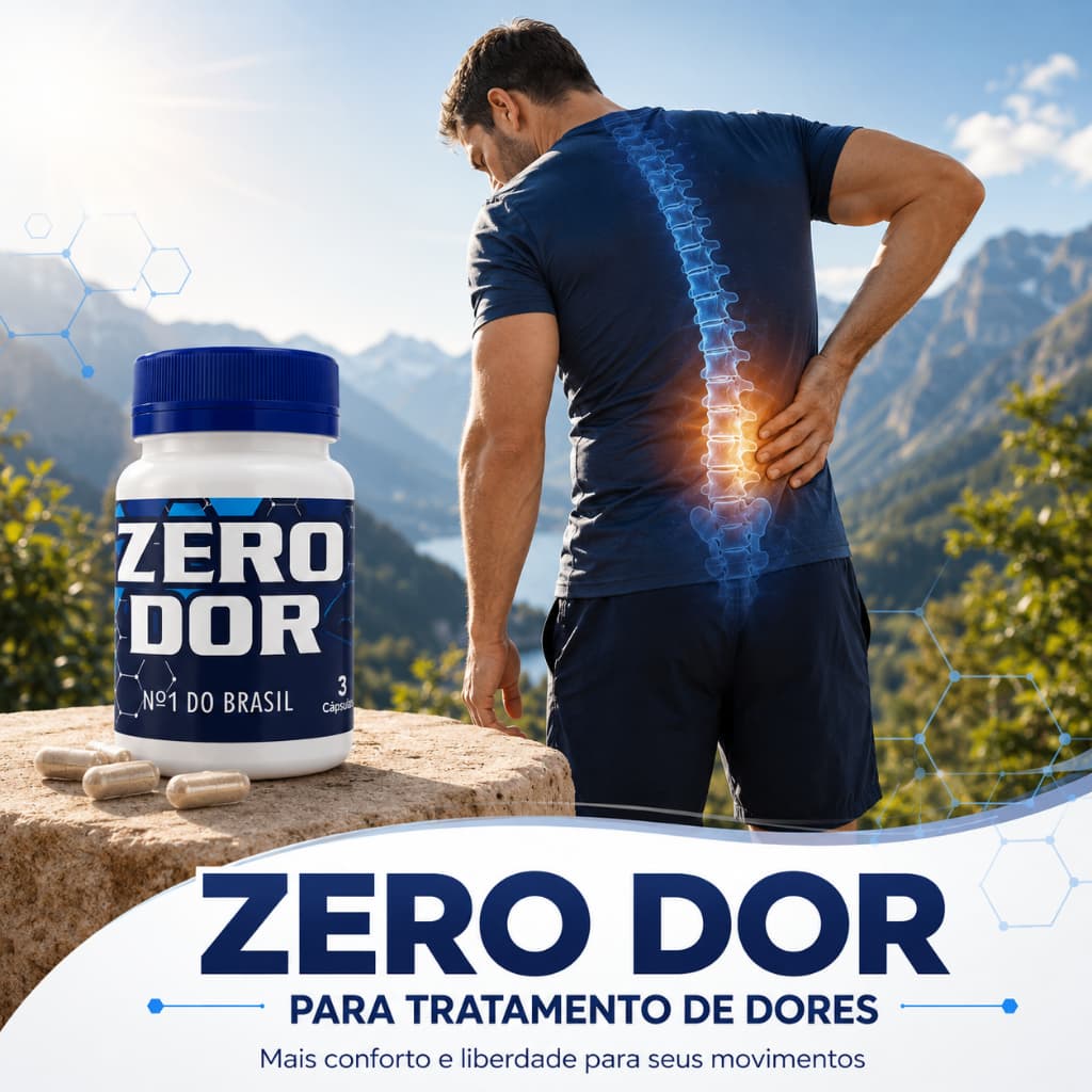 Zero Dor Original 30 Cápsulas | Fórmula Completa em Cápsulas