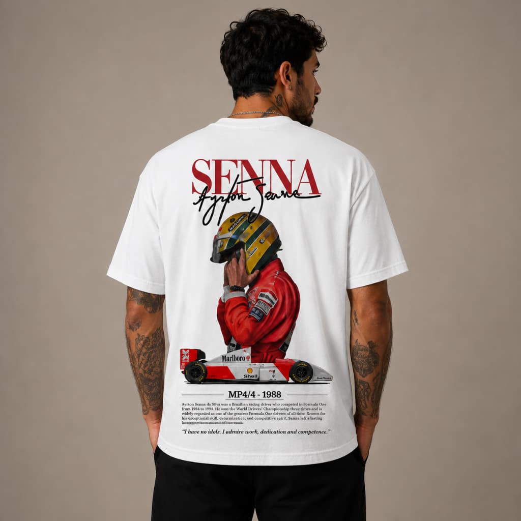Camisa Básica SENNA Camiseta T-shirt Masculina 100% Algodão