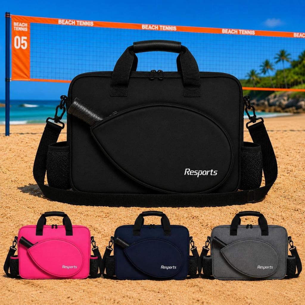 Bolsa Raqueteira Porta Raquete Tênis Beach Tennis Squash Moderna Espaçosa Qualidade
