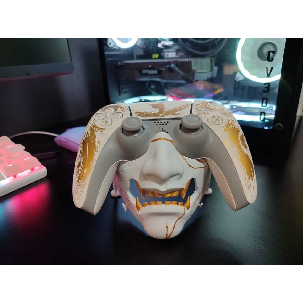 Suporte para Controle PS5 DualSense Ghost of Yotei  | Base Decorativa Gamer