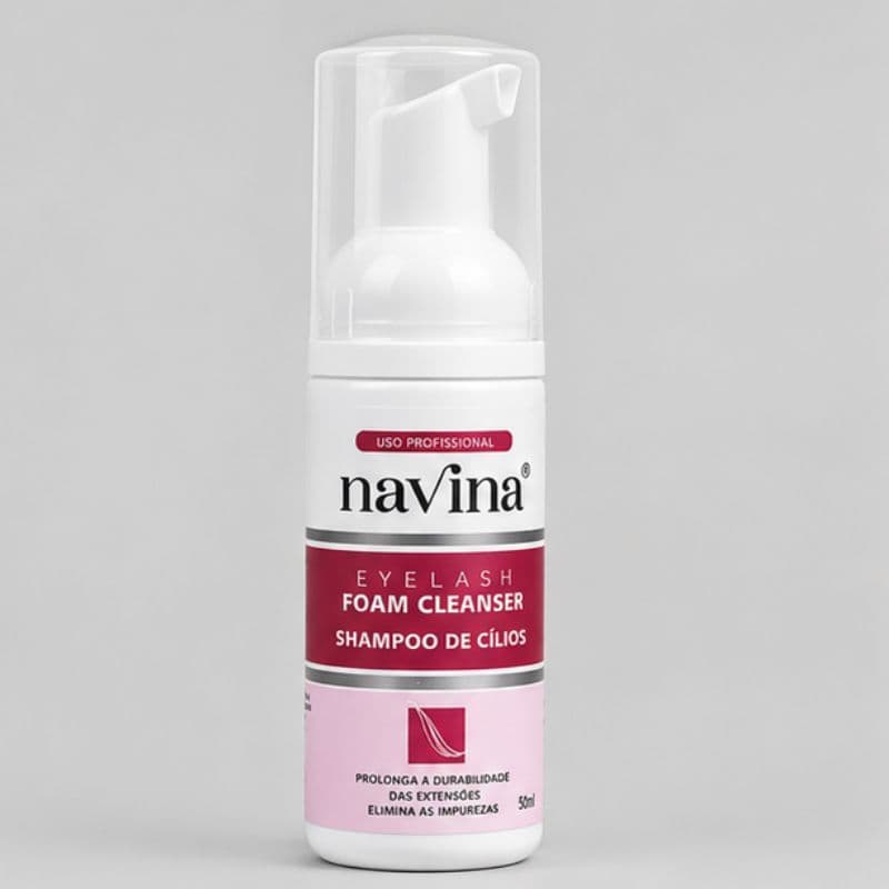 Shampoo para Limpeza e Higienização de Cílios Navina 50ml