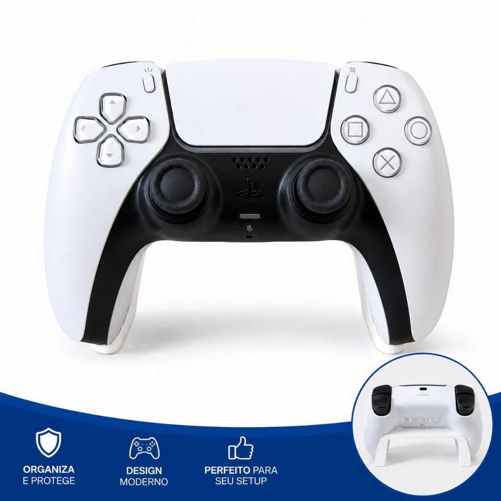 Suporte para Controle PS5 DualSense de Mesa Organizador Base Display para Controle PlayStation 5