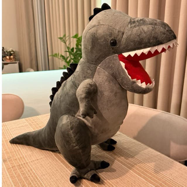Dinossauro de pelúcia grande 60 cm dino fofinho