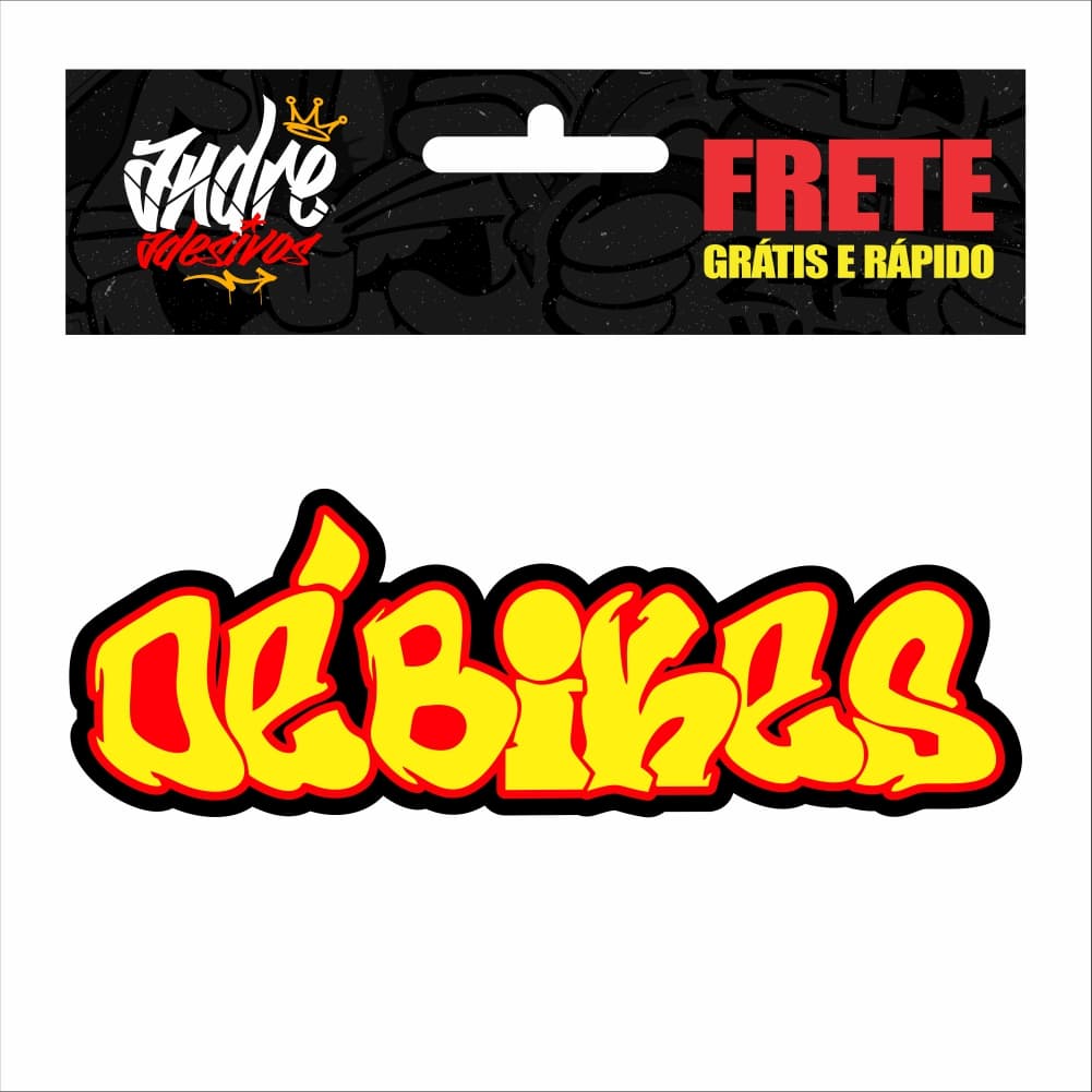 ADESIVO ORIGINAL / DÉ BIKES de bikes / garupa / placa /  peça / carenagem