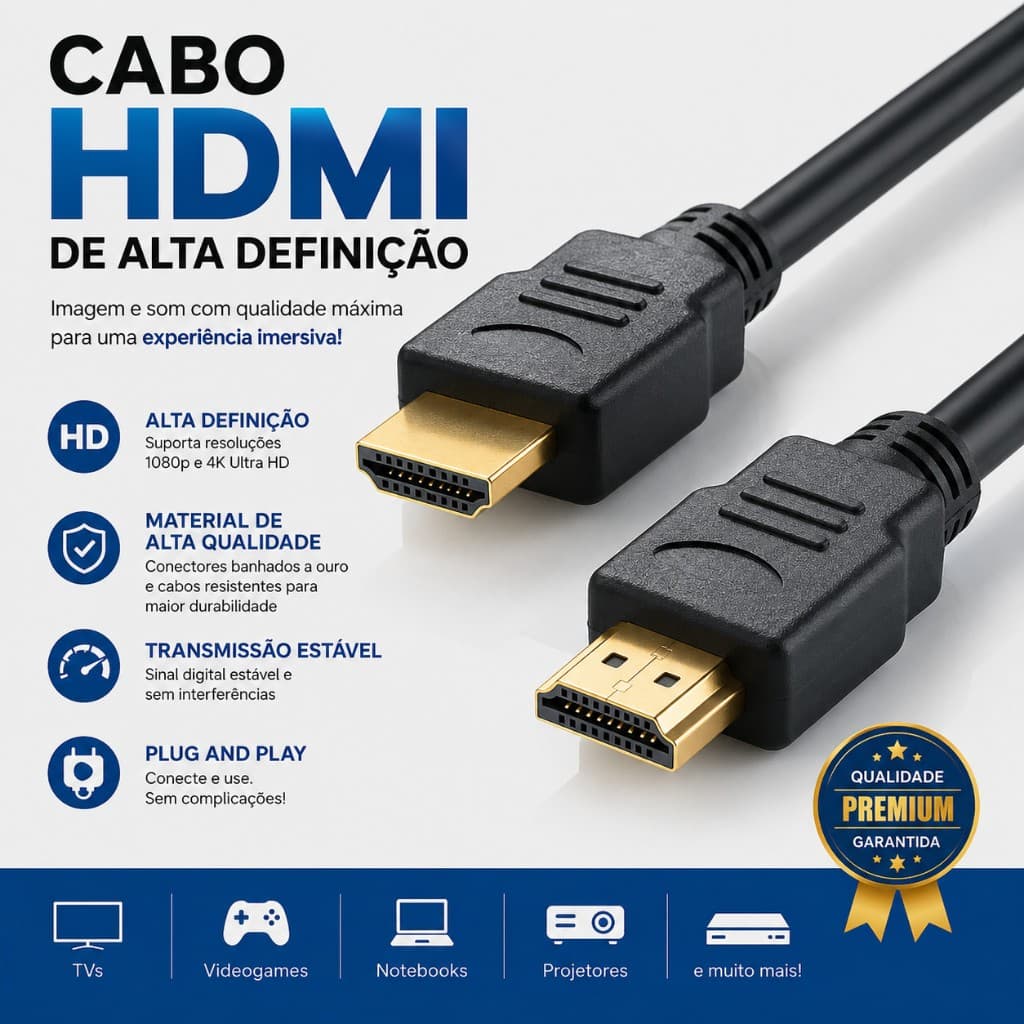 Cabo hdmi