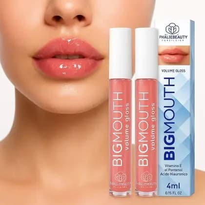 Gloss Labial Volumão Phállebeauty Big Mouth Hialurônico Brilho Hidratante Labial