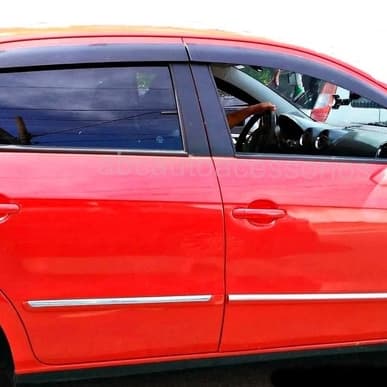 Calha Chuva GOL G5 G6 G7 e VOYAGE  2008 Até 2025 4 Portas INTEIRIÇA KIT AUTOCOLANTE