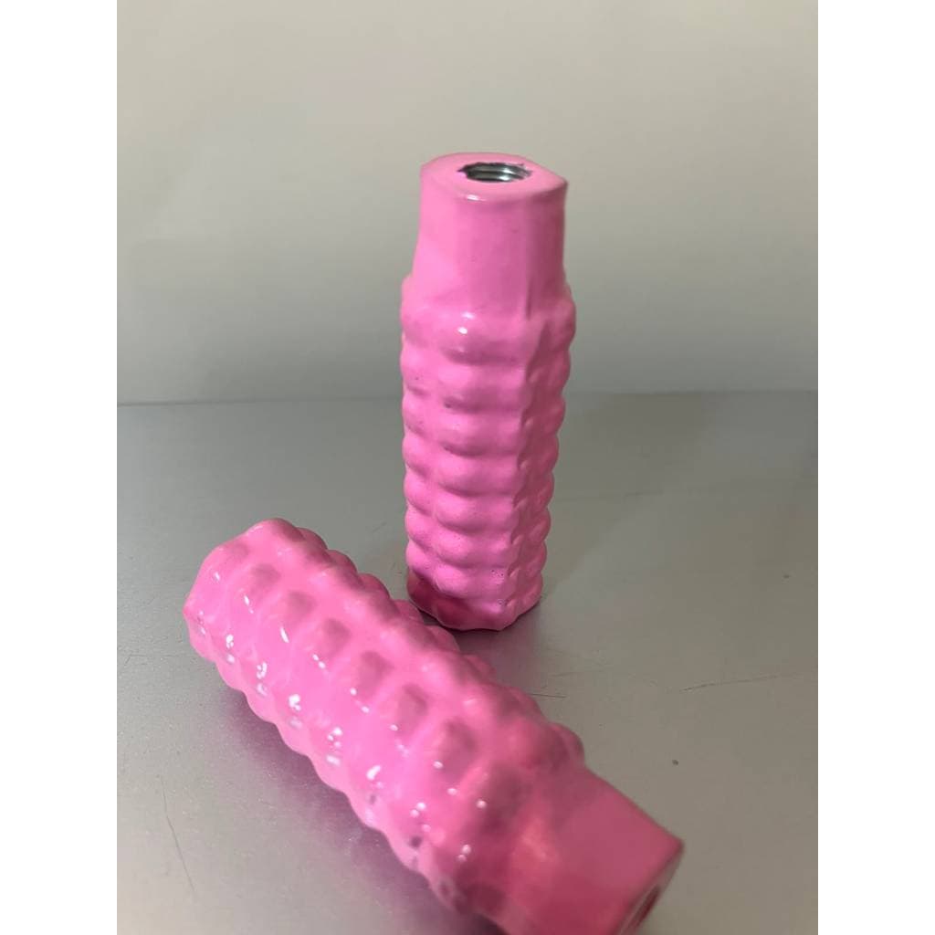 Par Apoio Trolhinha Suporte De Pé Eixo Para Manobras Pequena Na Cor ROSA