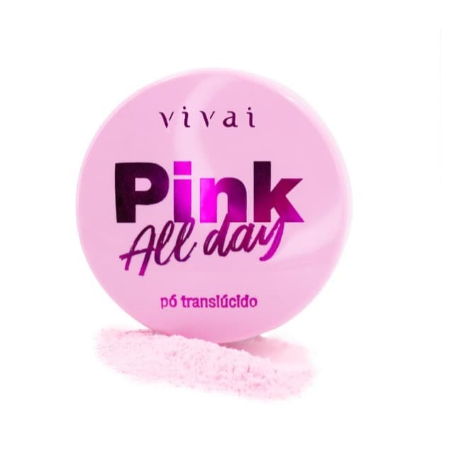 Pó Translucido Pink All Day Vivai com 13g