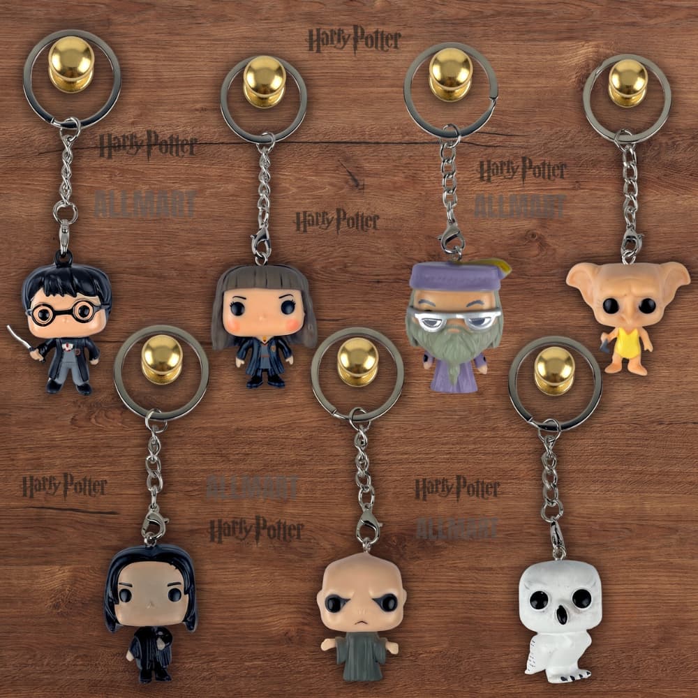 Chaveiro Harry Potter | Personagens Hogwarts 3D | Colecionável Geek