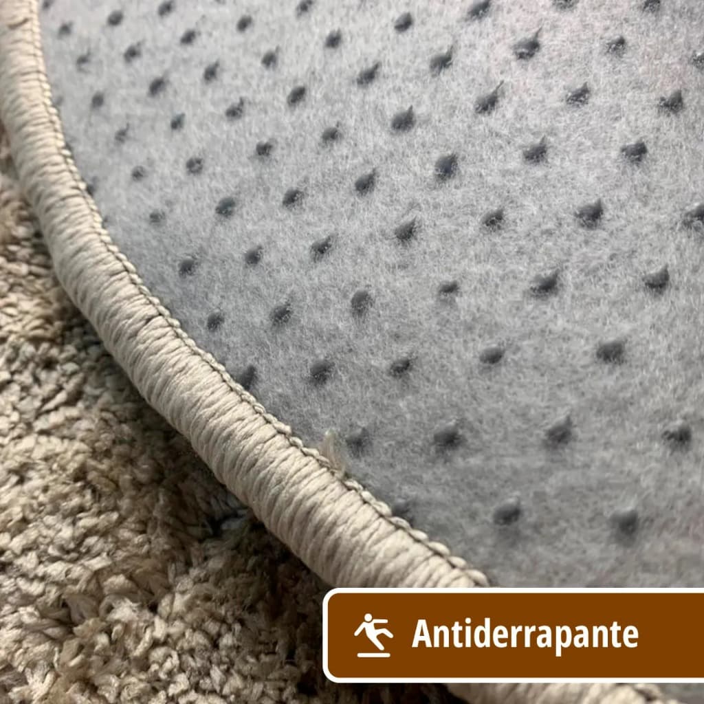 Tapete Afetto Kazarumada 2,64x2,58 Antiderrapante Pelo Curto Moderno