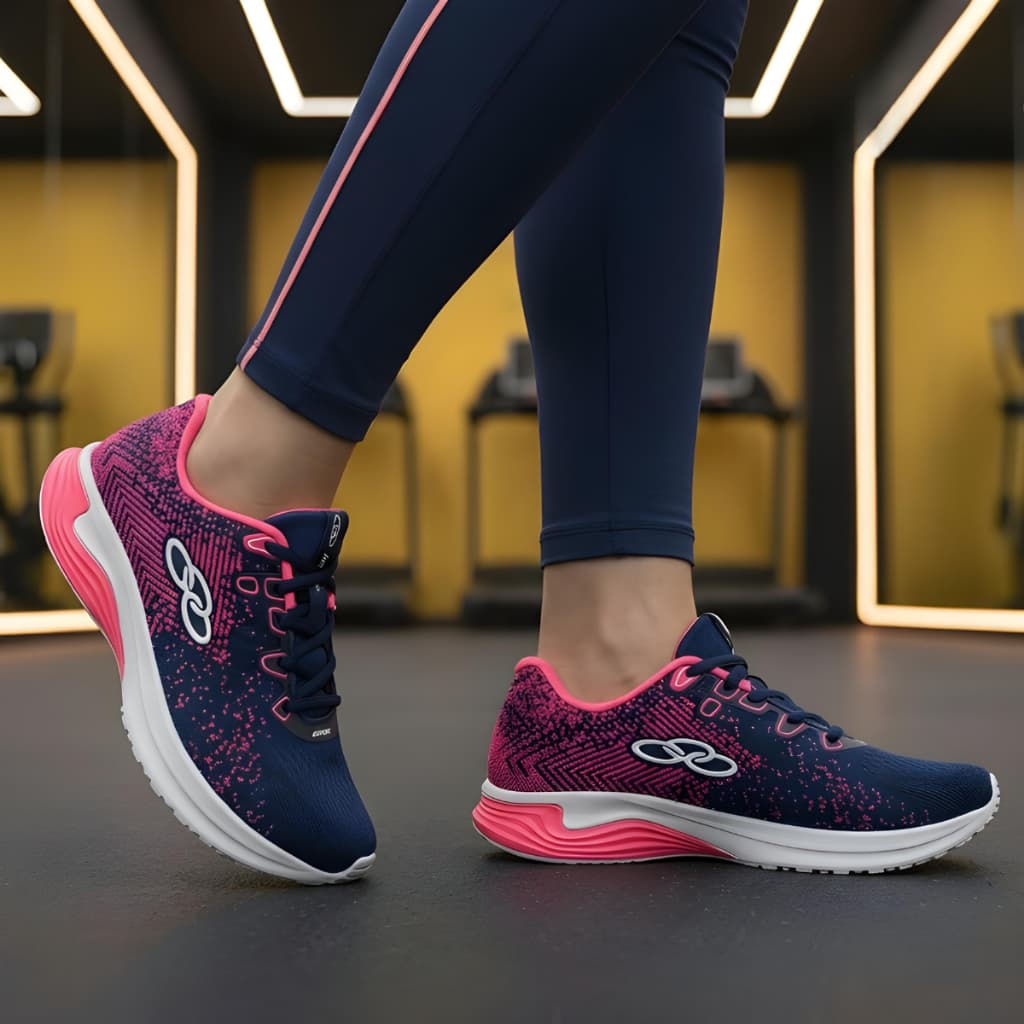 Tênis Feminino Caminhada Academia Treino Corrida Confortável Leve Resistente Moda Mulher Dia A Dia