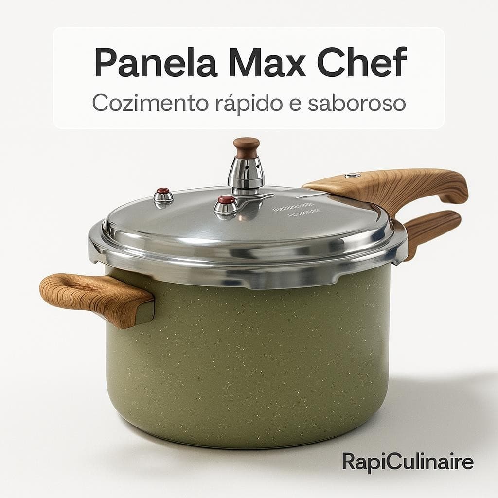 Panela de Pressão Indução 4,2L Antiaderente Verde Eficiente
